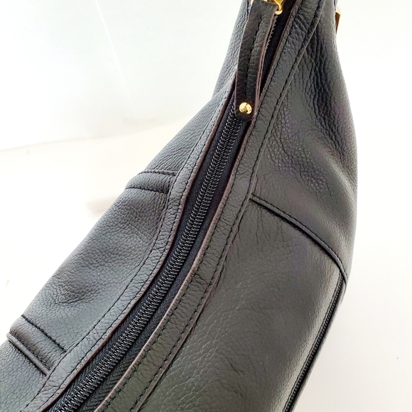 Tignanello Since 1989 Genuine Leather Black Shoulder Bag - Picture 13 of 15